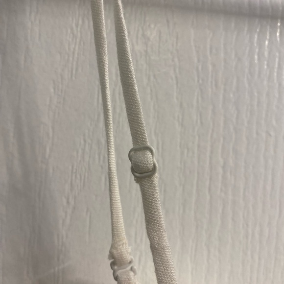 Free People Embroidered Sun Dress Smocked Spaghetti Straps Keyhole Back Size M - Picture 6 of 10